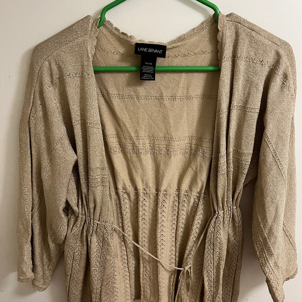 Gold glitter coverup